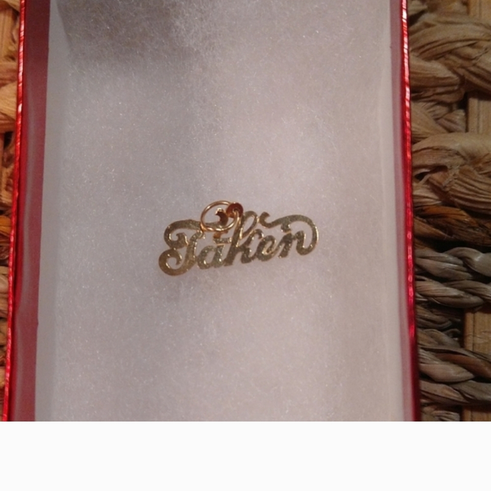 14K Gold 'Taken' Pendant
